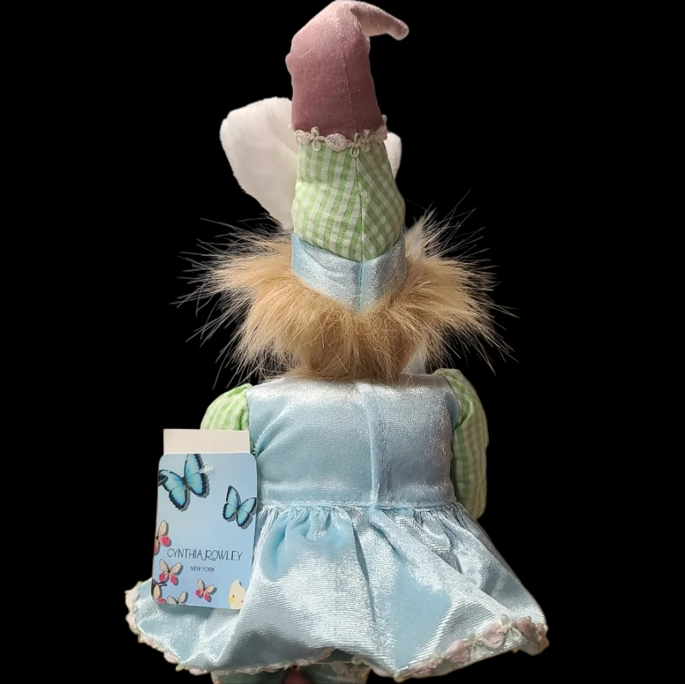 Cynthia Rowley Easter Fairy Pixie Elf Whimsical Shelf Sitter Doll Poseable New